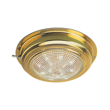 SEA-DOG Brass LED Dome Light - 5" Lens 400208-1